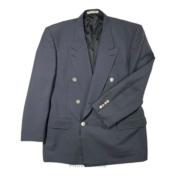 🔴 Givenchy Double Breasted Peak Lapel Jacket - Navy 38 - Picture 2 of 11